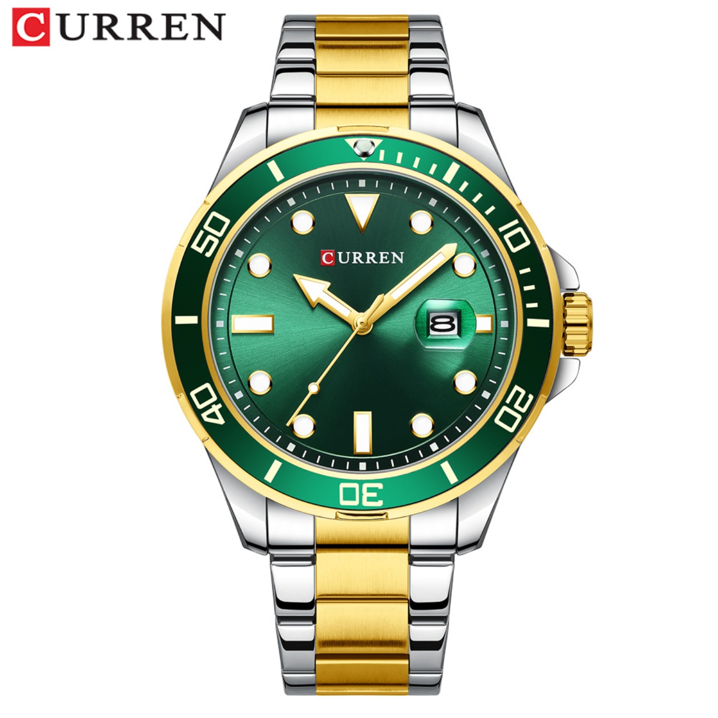 Luxury Watch Brand - CURREN New Green Water Ghost Series