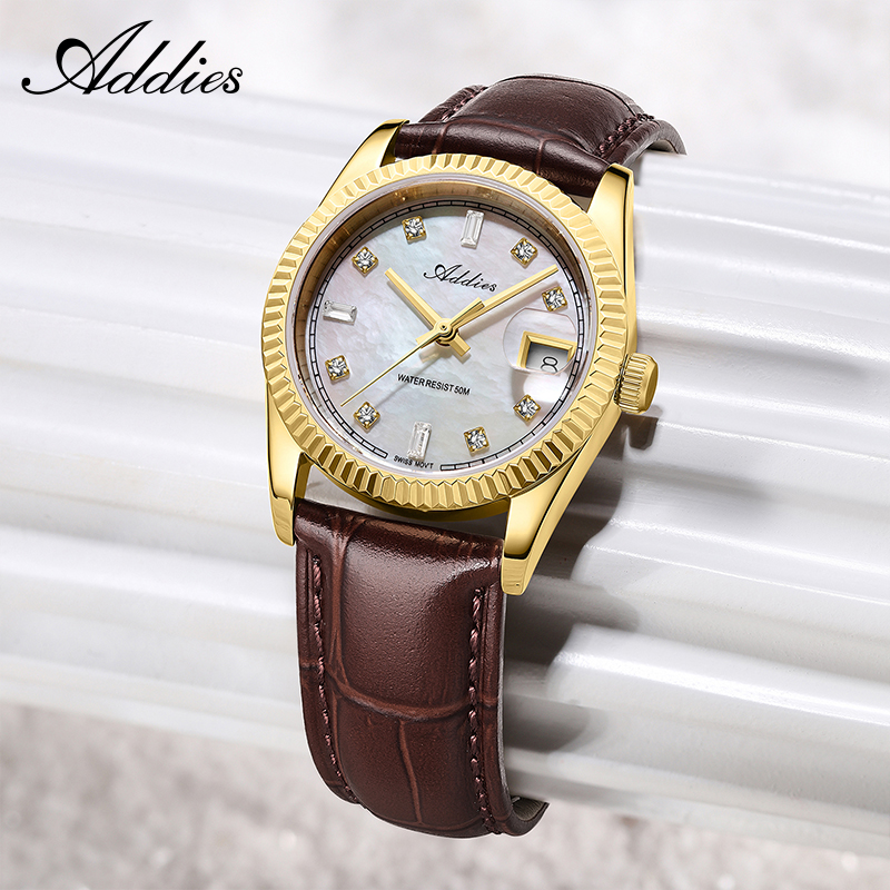 Luxury Watch Hand - Addies 585 Quartz Woman's Watch 28mm