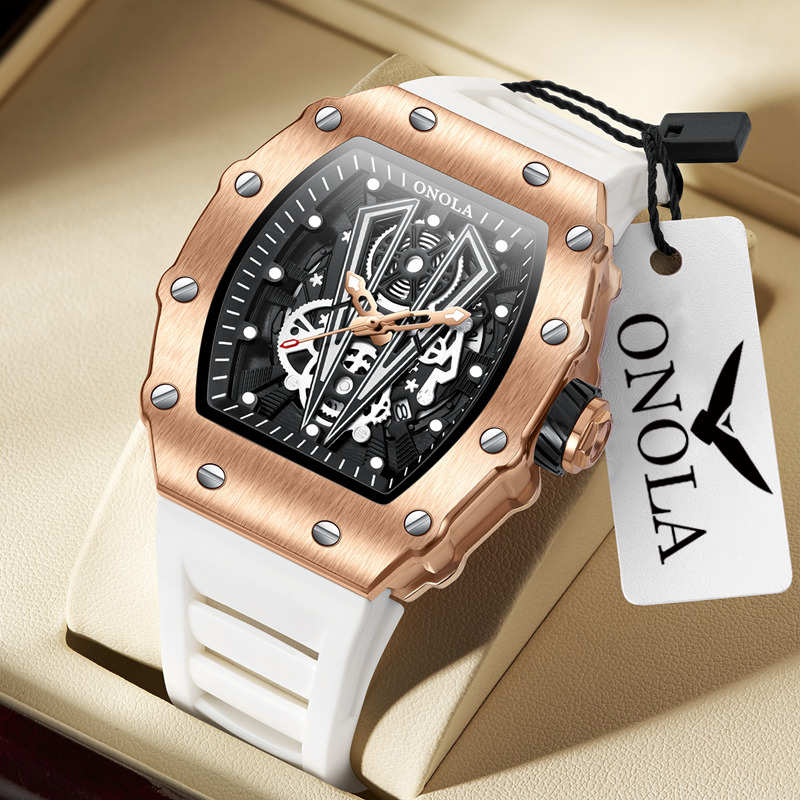 Luxury Watch Exhibition - ONOLA 3826 Brand Sports Luxury Tonneau