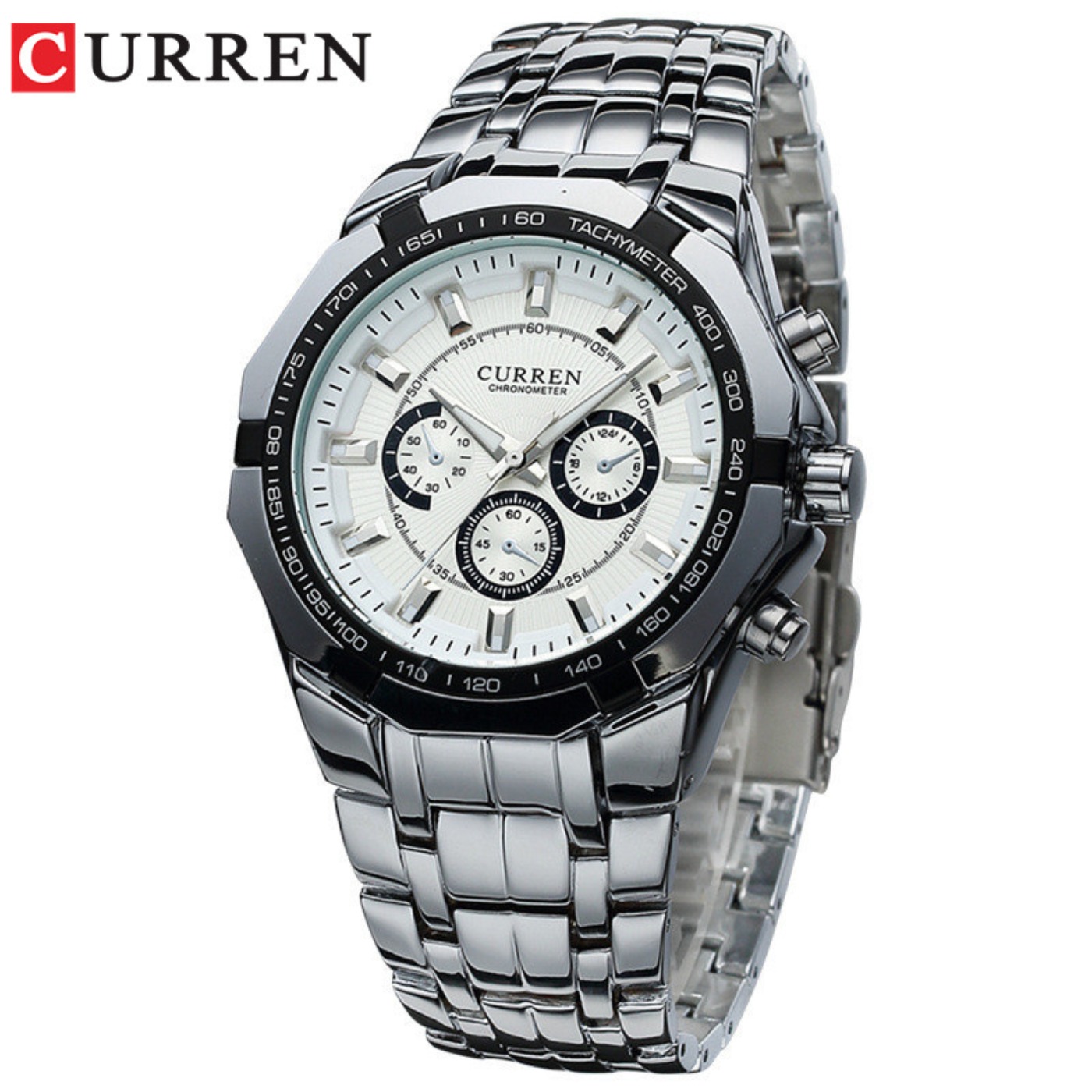 Luxury Watch Brands - CURREN Men Luxury Brand Military Sport