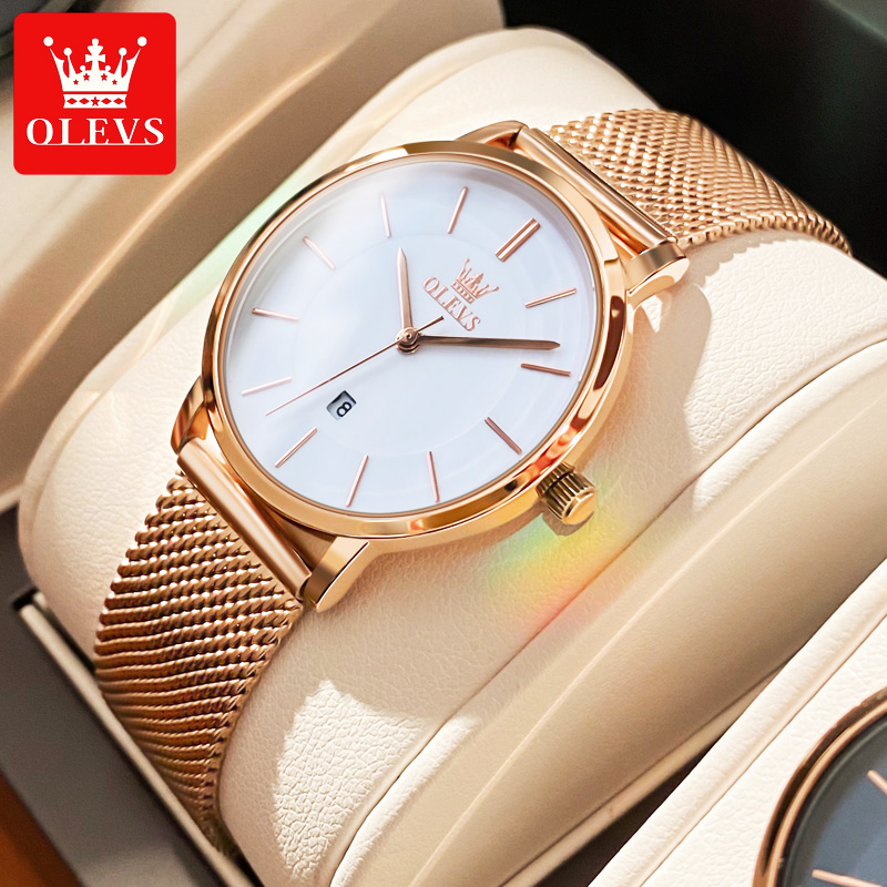 Luxury Watch Case Travel - OLEVS Watches For Women Quartz Waterproof