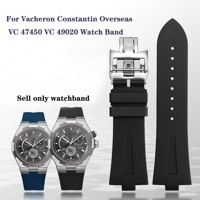 Luxury Watch Constantine - Silicone Rubber Watch Band For Vacheron