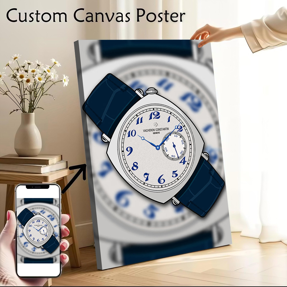 Luxury Watch Constantine - Vacheron Constantin Watch Printed Canvas Poster
