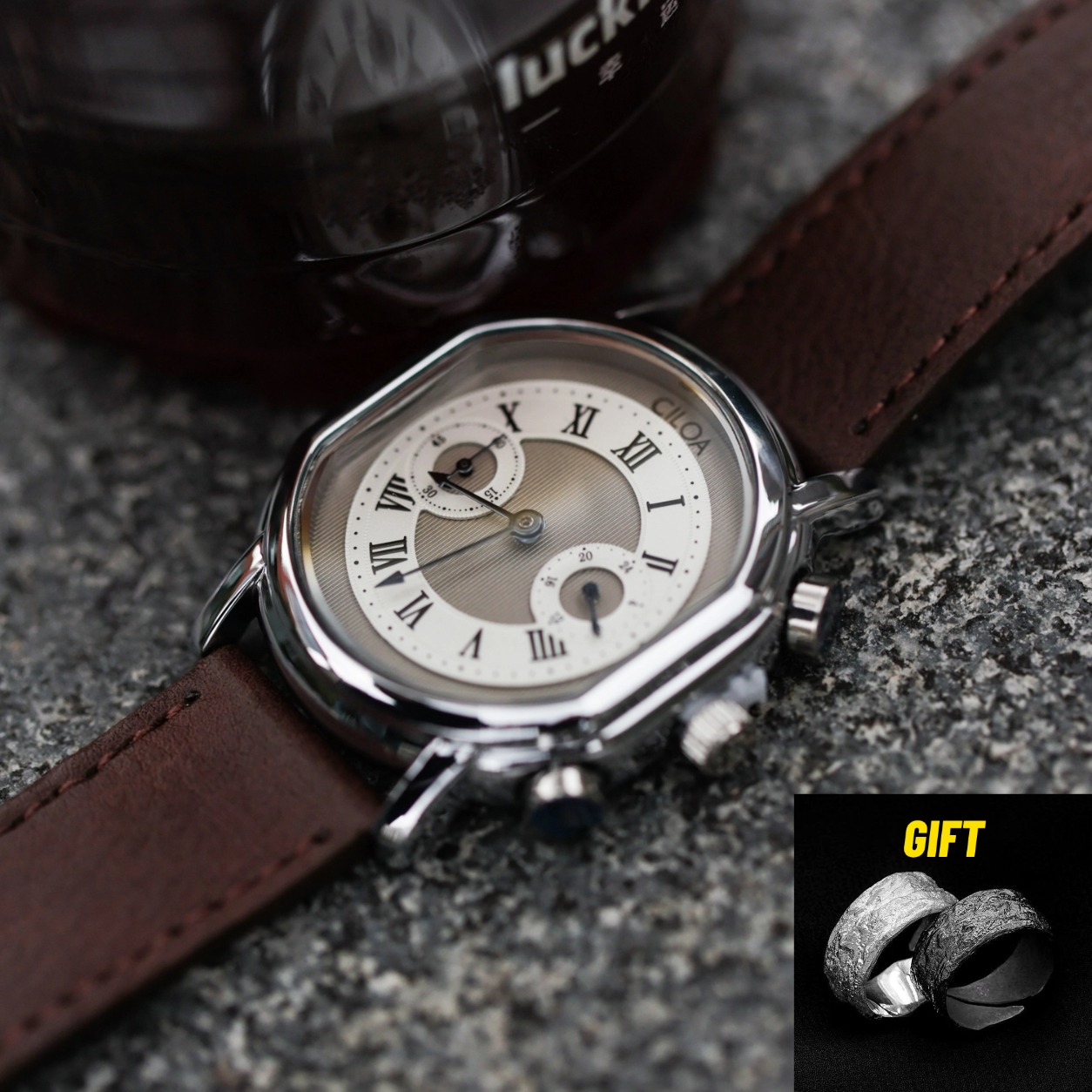 CILOA Retro Silver Watch Men's - Luxury Watch Trends 2025 review and price