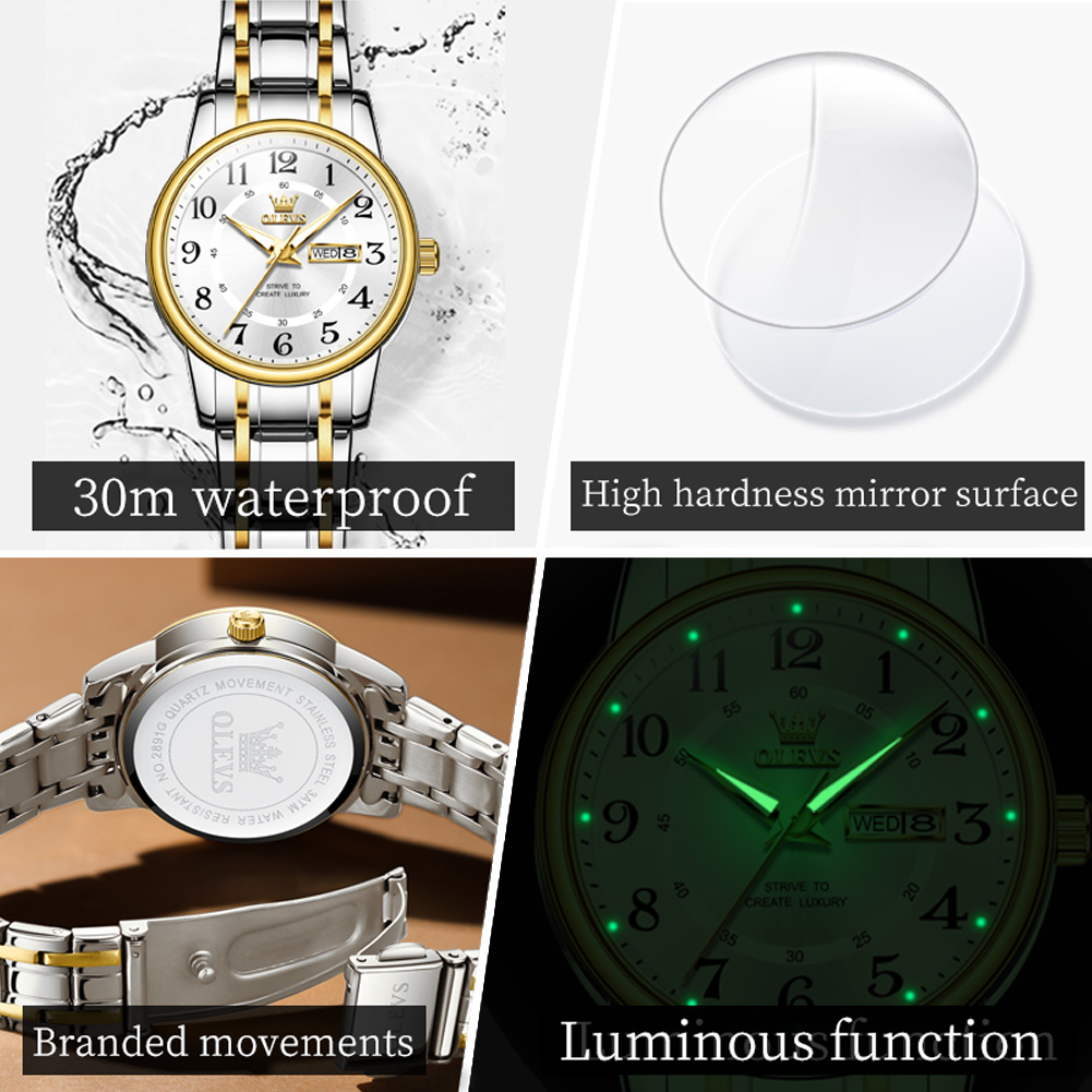 OLEVS 2891 Luxury Brand Fashio - Luxury Watch Exhibition review and price