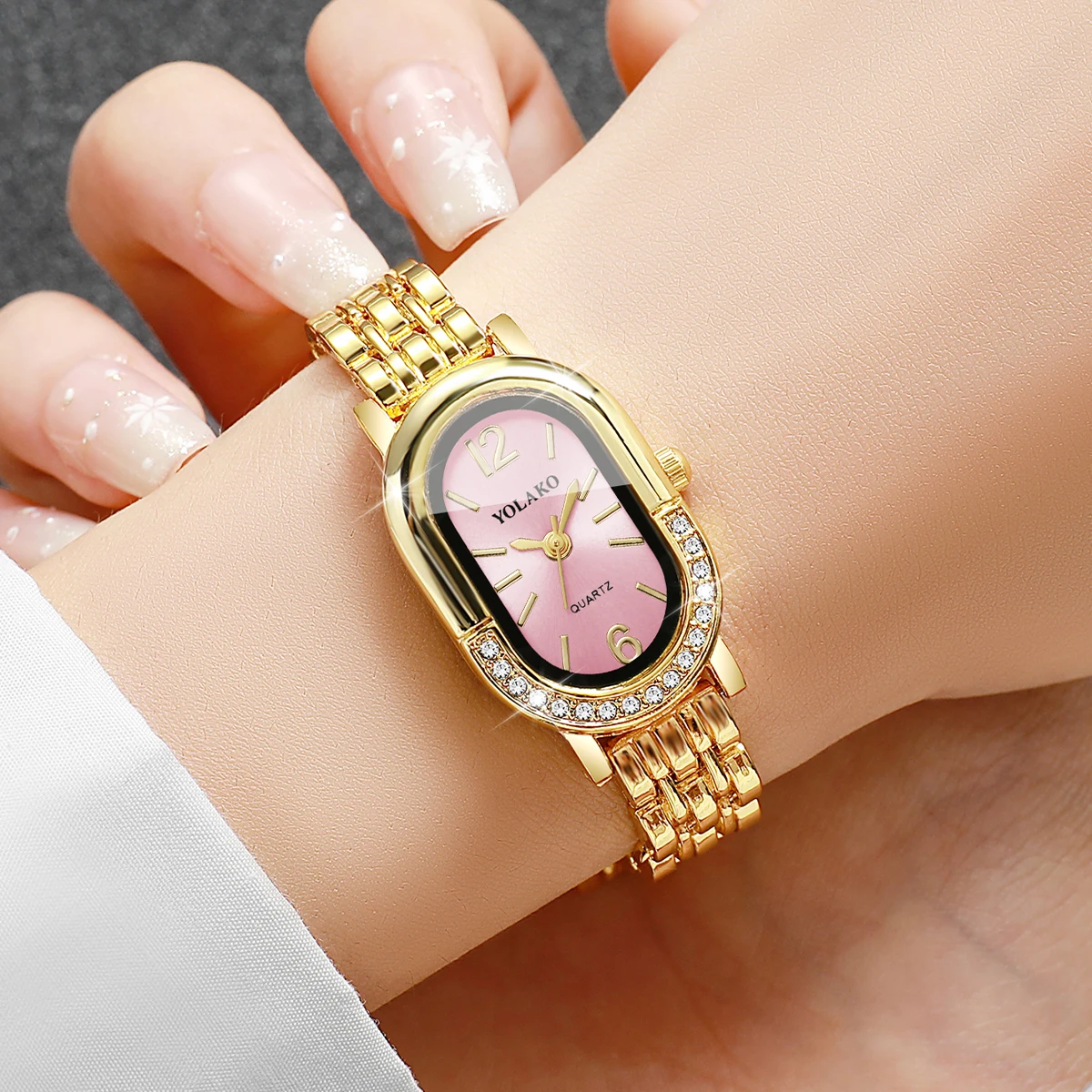 Luxury Rhinestone Women Quartz - Luxury Watch Case Travel review and price