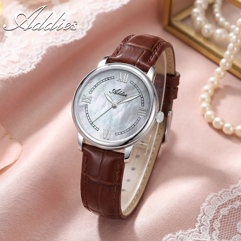 ADDIES Leather Quartz Woman Wa - Luxury Watch Case Travel review and price