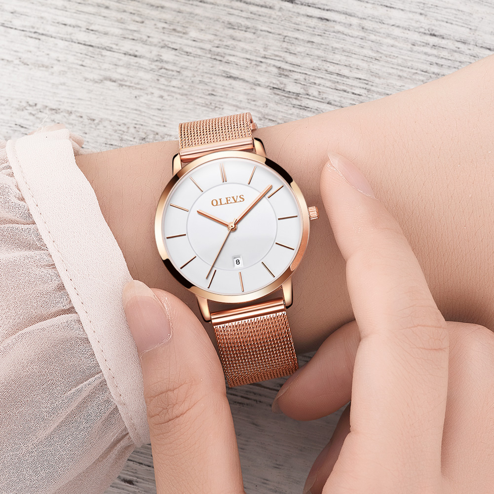 OLEVS Watches For Women Quartz - Luxury Watch Case Travel review and price