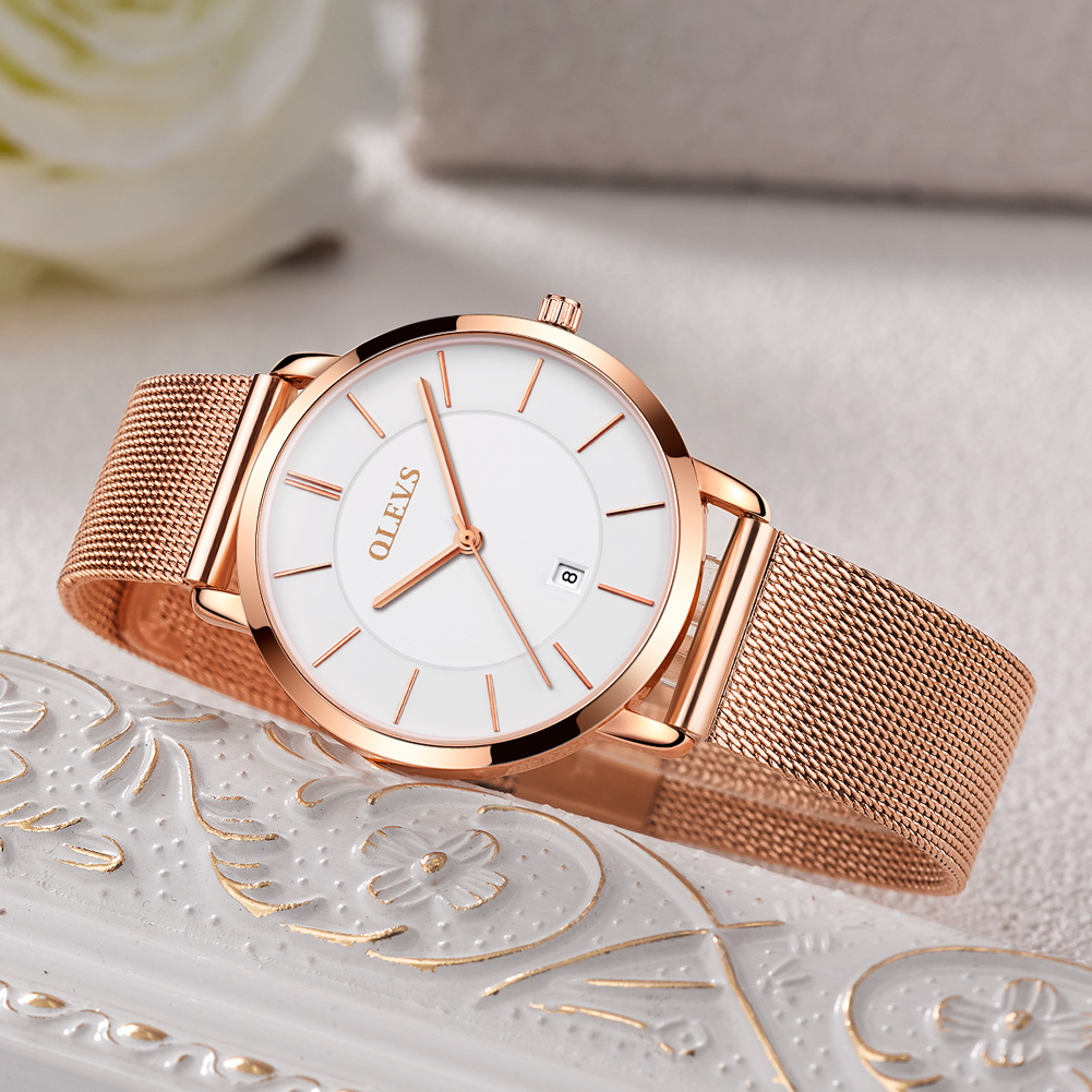 OLEVS Watches For Women Quartz - Luxury Watch Case Travel review and price