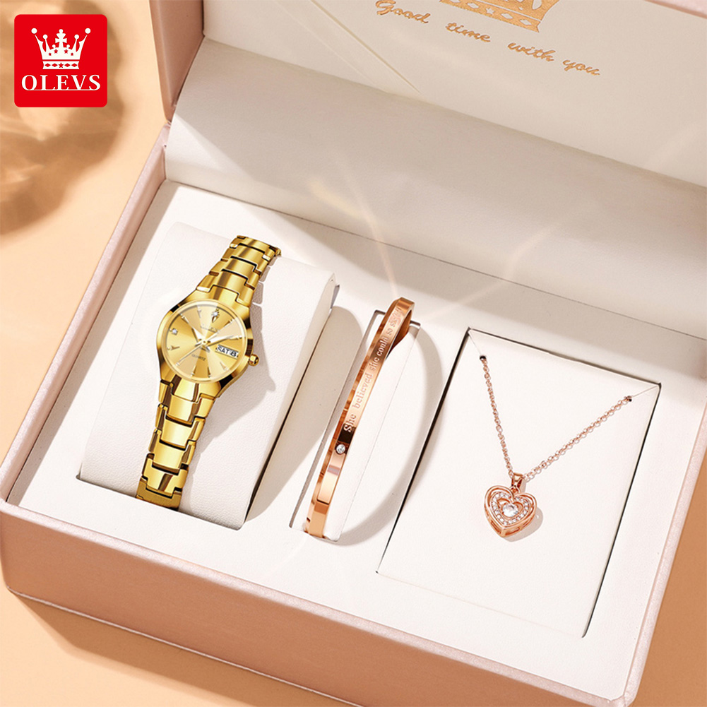 OLEVS Ladies Watch 8697 Luxury - Luxury Watch For Women review and price
