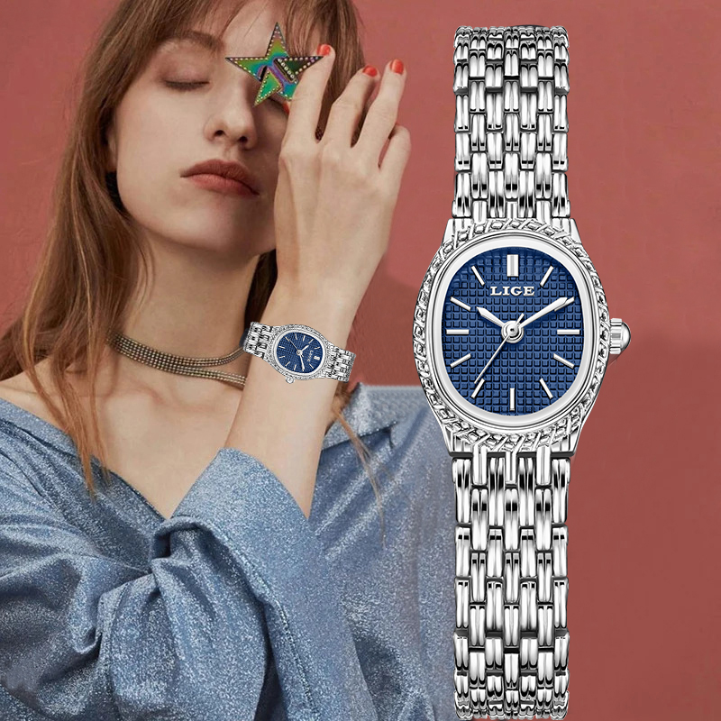 LIGE Fashion Luxury Quartz Wom - Luxury Watch For Women review and price
