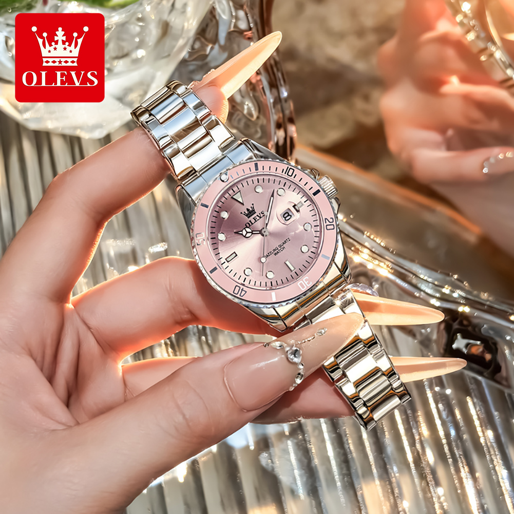 OLEVS Luxury Quartz Women's Wa - Luxury Watch Green review and price