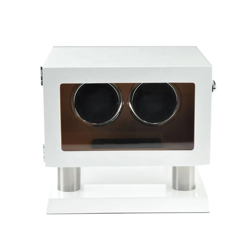 White Brown Leather Controller - Luxury Watch Winder review and price
