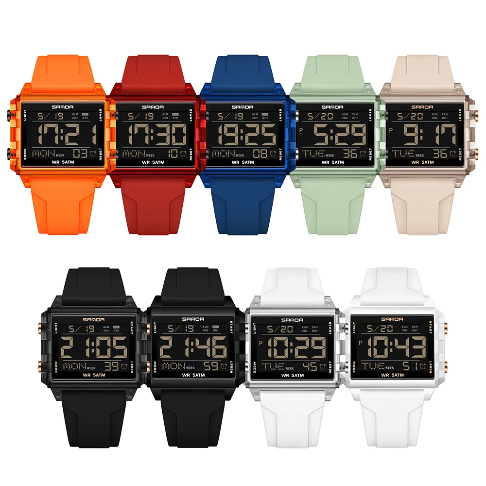 SANDA Brand Fashion LED Watch  - Luxury Watch Brands In World review and price