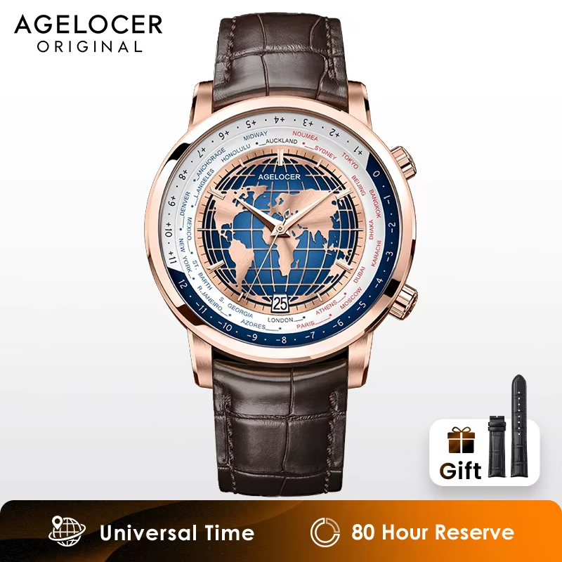 AGELOCER Men's Top Brand Blue  - Luxury Watch Brands In World review and price
