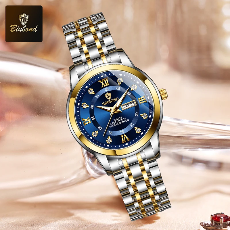 BINBOND B7169 Top Brand Luxury - Luxury Watch Green review and price