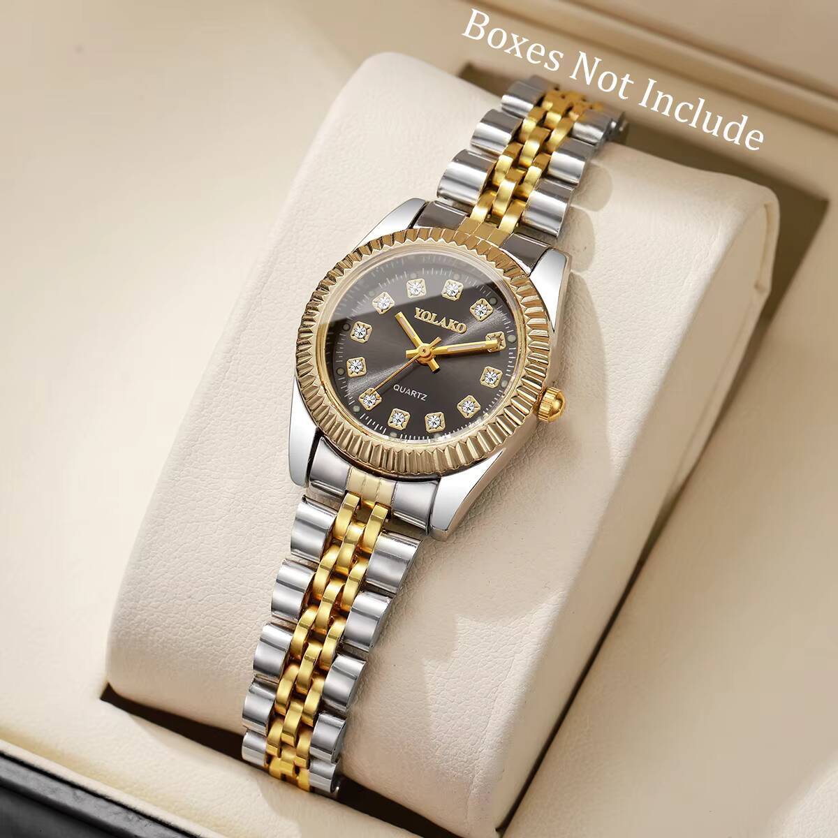 Fashion Rhinestone Women Quart - Luxury Watch Case Travel review and price