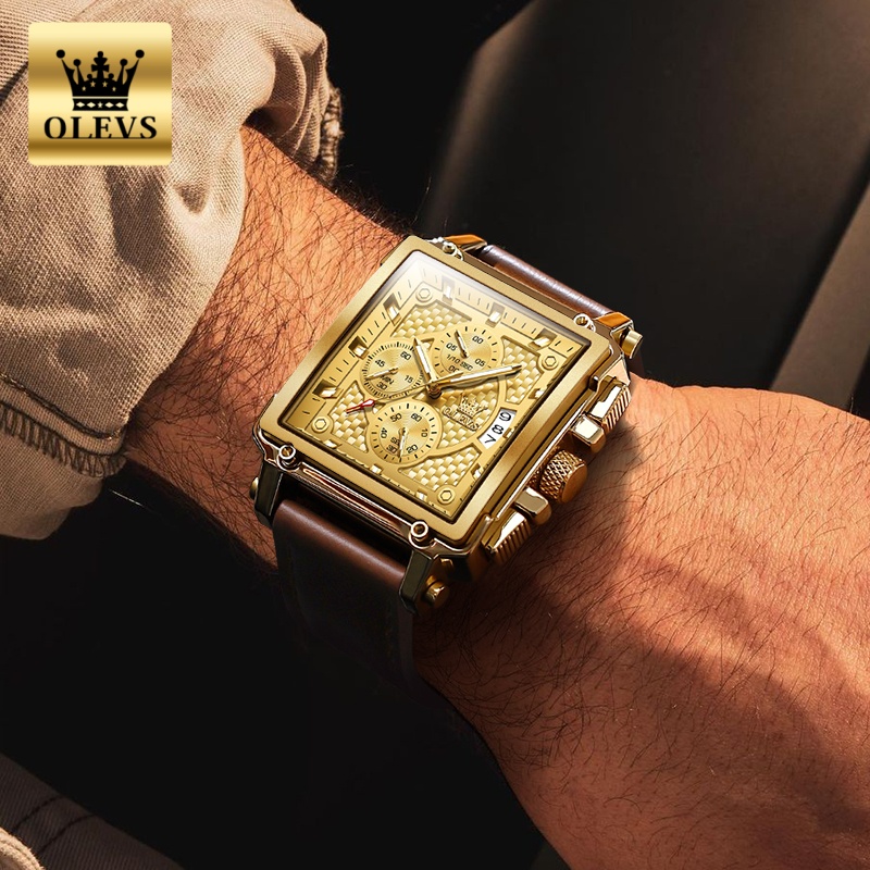 OLEVS brand mens watches water - Luxury Watch Brand review and price
