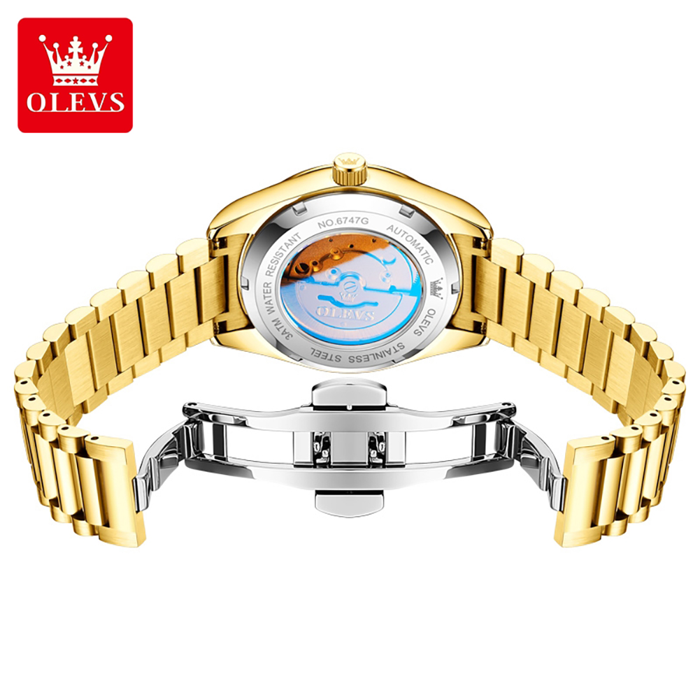 OLEVS 6747 luxury brand Men's  - Luxury Watch Brand review and price