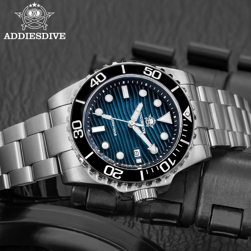 ADDIESDIVE Men's 2115 Quartz W - Luxury Watch Green review and price
